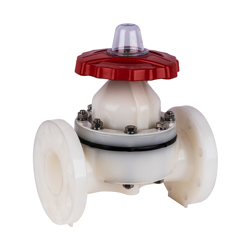 PVDF G41F-10F Flange Type Diaphragma Valvae DN15-300 GB Standard