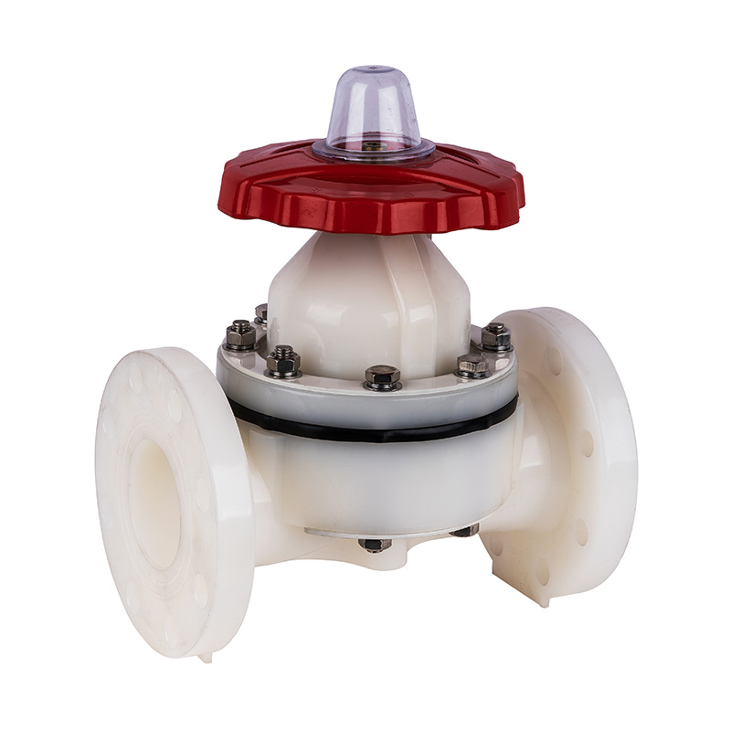 PVDF G41F-10F Diaphragma valvae DN20-150 20A-150A JIS Standard Flanged