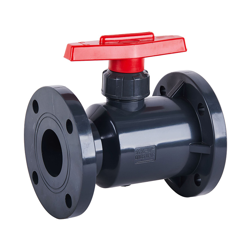 PVC-U Q41F-10U Flanged Ball Valve DN20-100 20A-100A JIS Standard