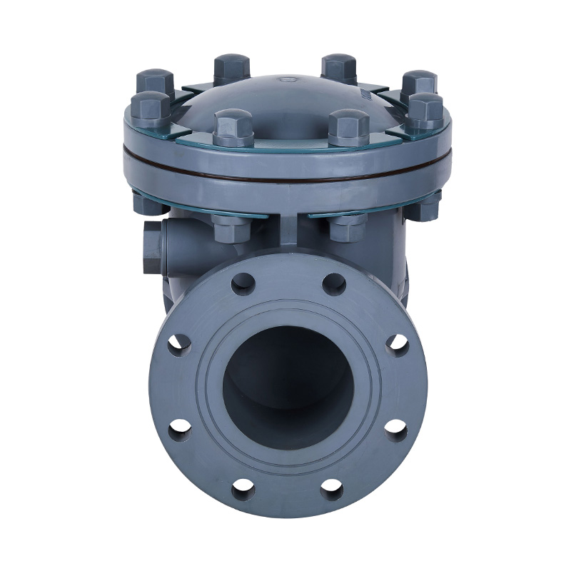 PVC-C H44F-10V Swing Type Check Valve DN15-300 1/2'-12' ANSI Standard