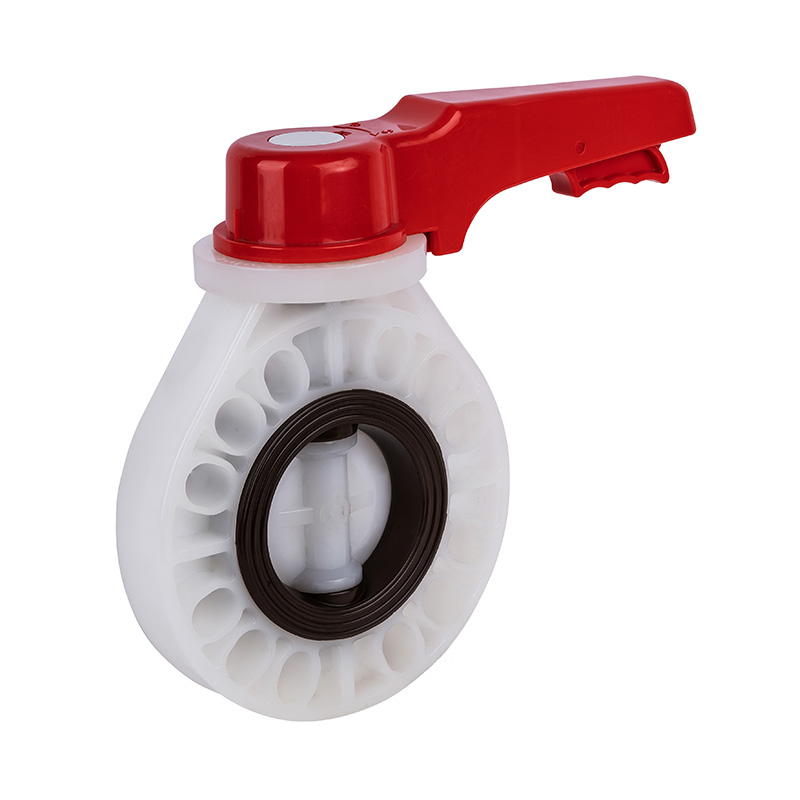 PVDF D71X-10F Manu Rota Type Papilio Valvae DN15-200 15A-200A JIS Standard