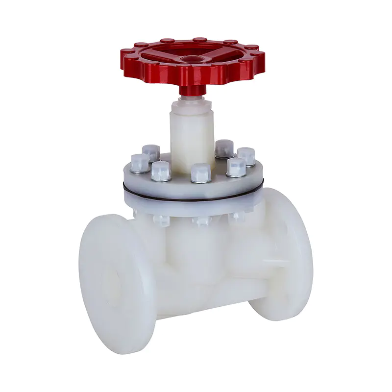 PVDF J41F-10F Flange Type Globe Valve DN15-150 1/2'-6' ANSI Standard