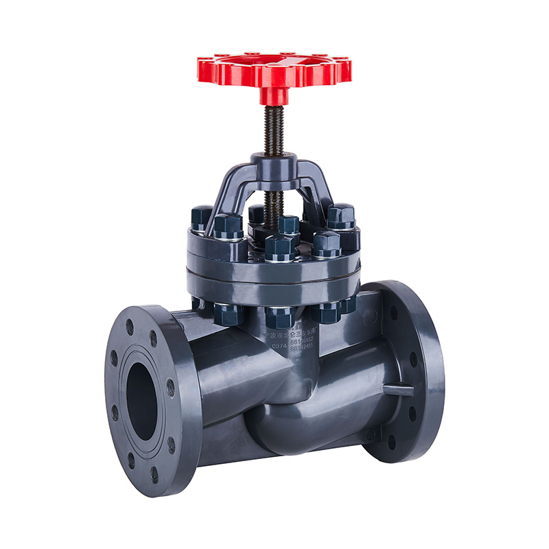 PVC-U J41F-10U Flange Type Globe Valve DN15-150 1/2'-6' ANSI Standard