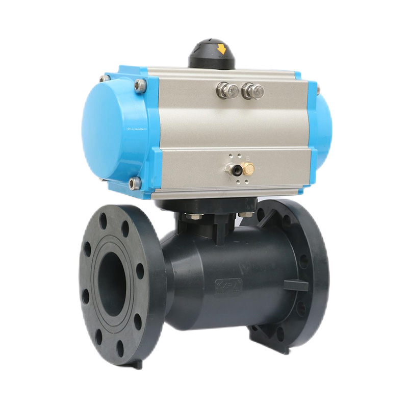 FRPP Q641F-10S Pneumaticum Flange Ball Valve DN15-300 1/2'-12' ANSI Standard