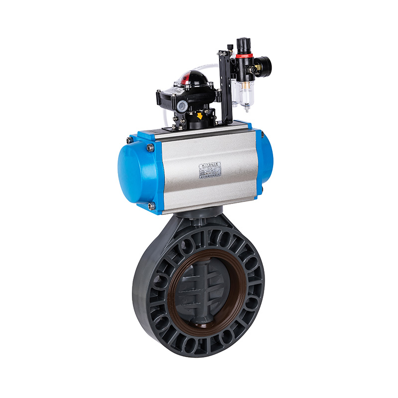 PVC-U D671X-10V Pneumaticum Papilio Valve DN40-1000 40A-1000A JIS Standard