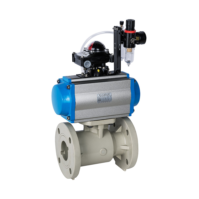 PPH Q641F-10S Pneumaticum Flange Ball Valve DN15-300 GB Standard